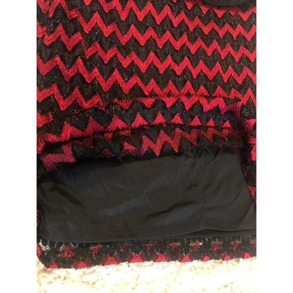 Sleeveless Sz 14 80's Vibe Dress Blouse/Skirt Illusion Loose flow top, form Fit - Picture 7 of 10